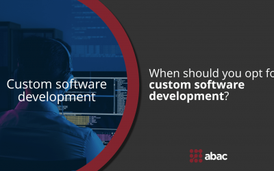 When should you opt for custom software development?